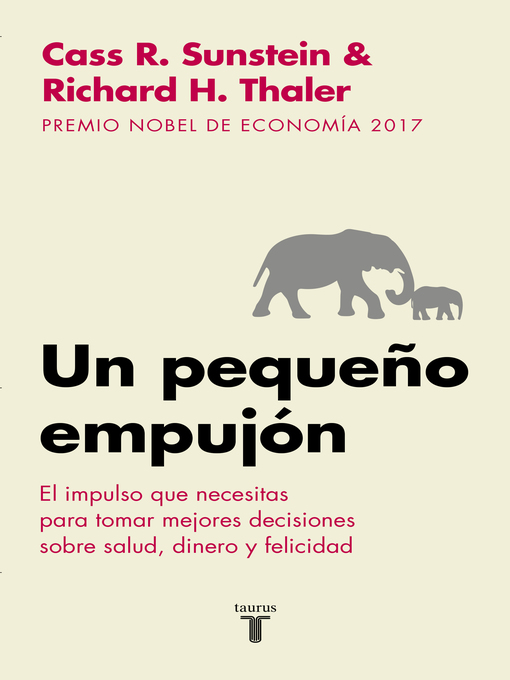 Title details for Un pequeño empujón by Richard H. Thaler - Available